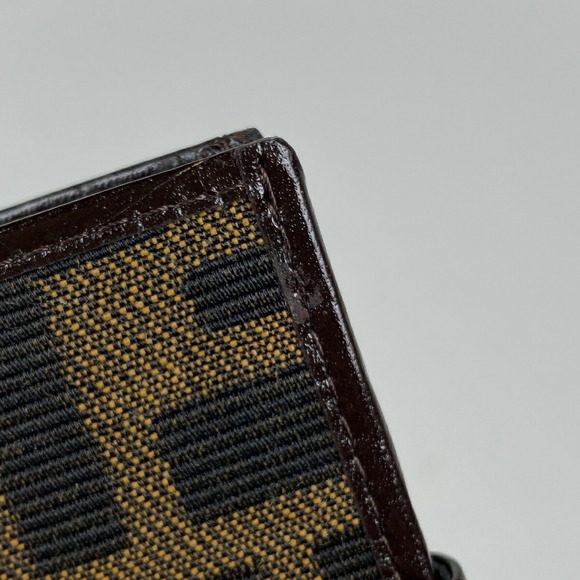 Fendi Zucca Bifold Wallet Brown Canvas - Picture 3 of 7